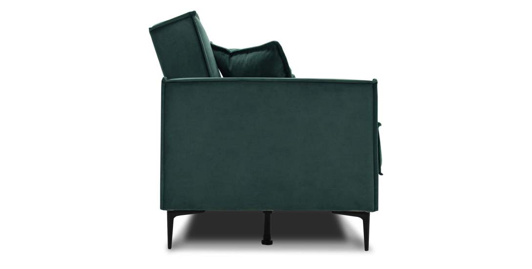 Прямой диван Авиньон Изумрудный велюр Уцененный