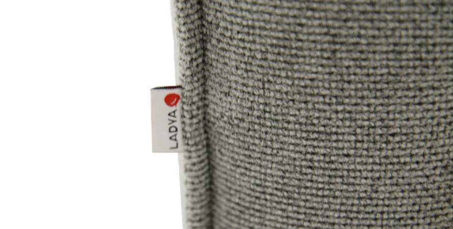 Прямой диван Тельда серый шенилл