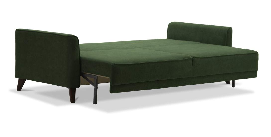 Прямой диван Авилла травяной велюр