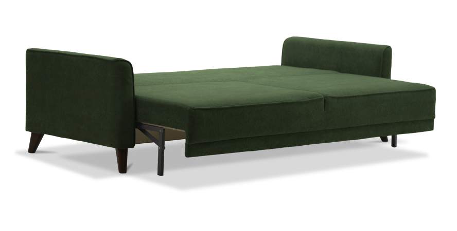 Прямой диван Авилла травяной велюр