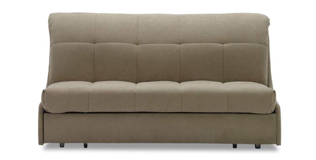 Прямой диван Тусон бежевый велюр