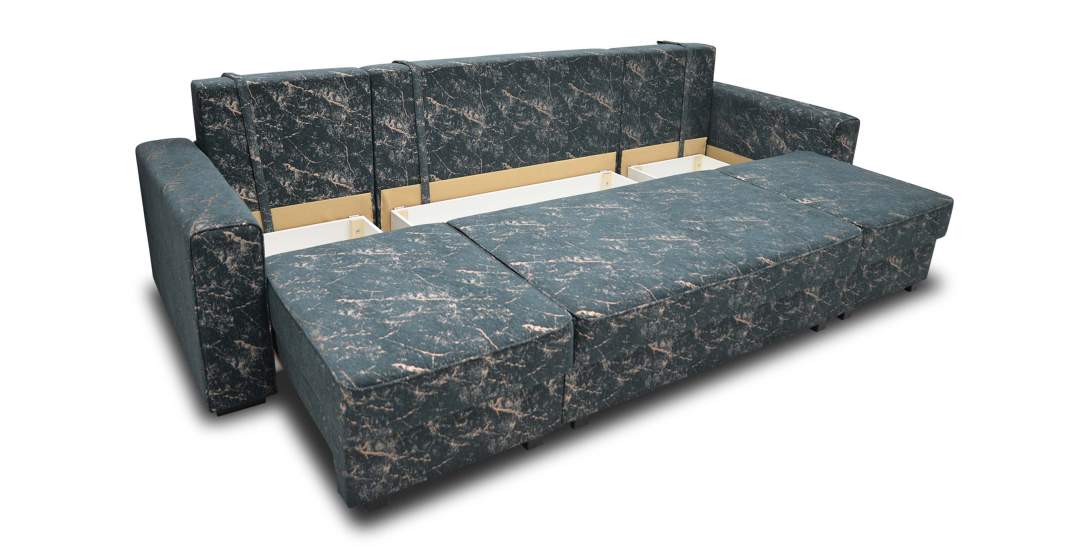 Диван трансформер Астон MAX Антрацитовый шенилл