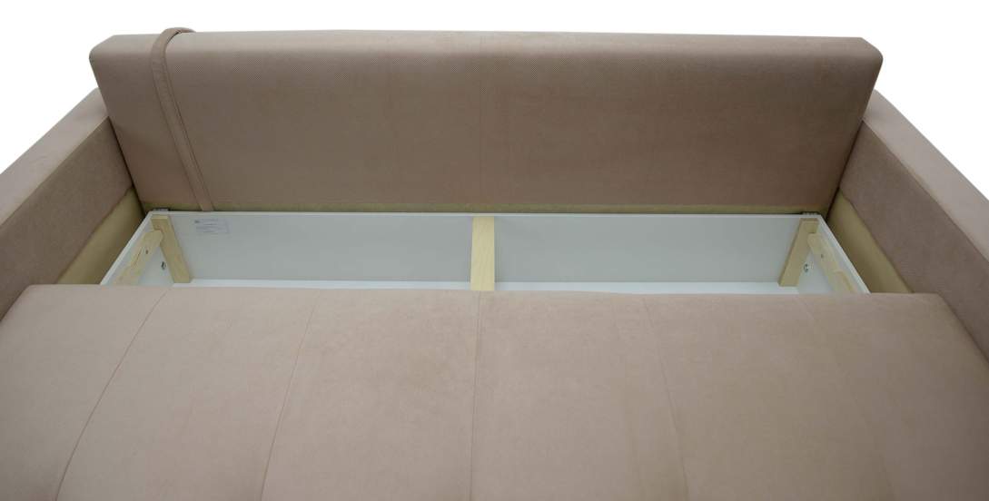 Прямой диван Сити коричневый велюр 