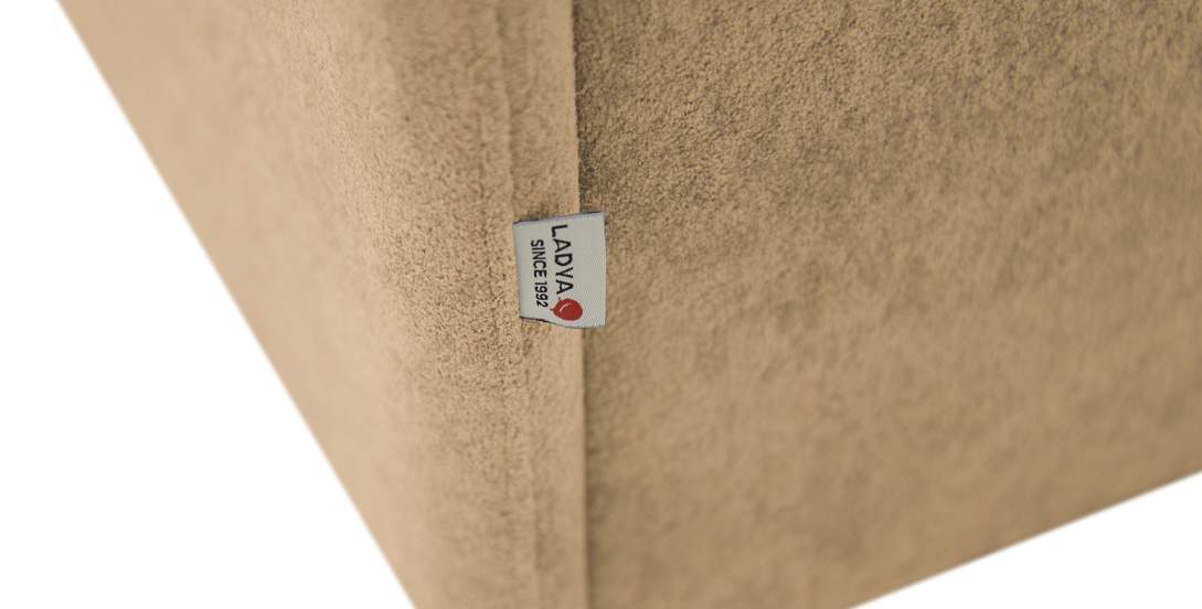 Прямой диван Тусон бежевый велюр 