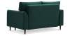 Прямой мини диван Касита 120 изумрудный велюр