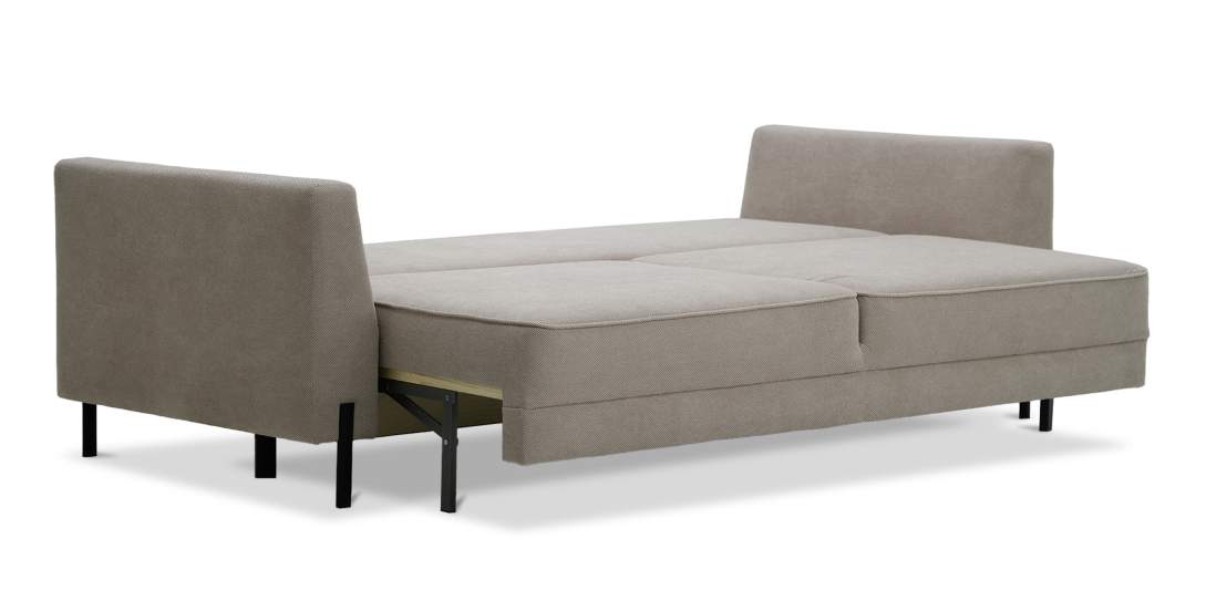 Прямой диван Энгри бежевый велюр