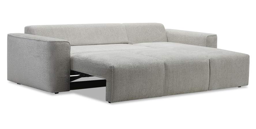 Угловой диван Матье Серо-бежевый шенилл Уцененный