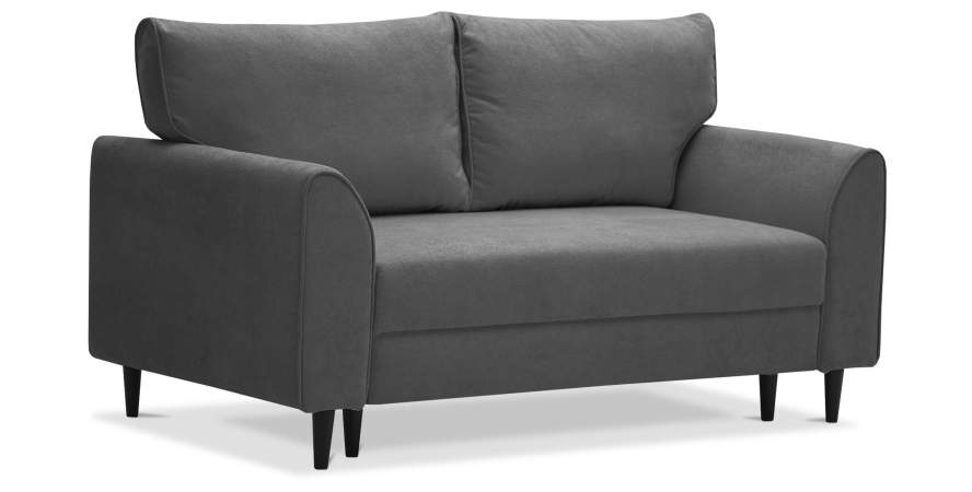 Прямой мини диван Касита 140 серый букле Уцененный