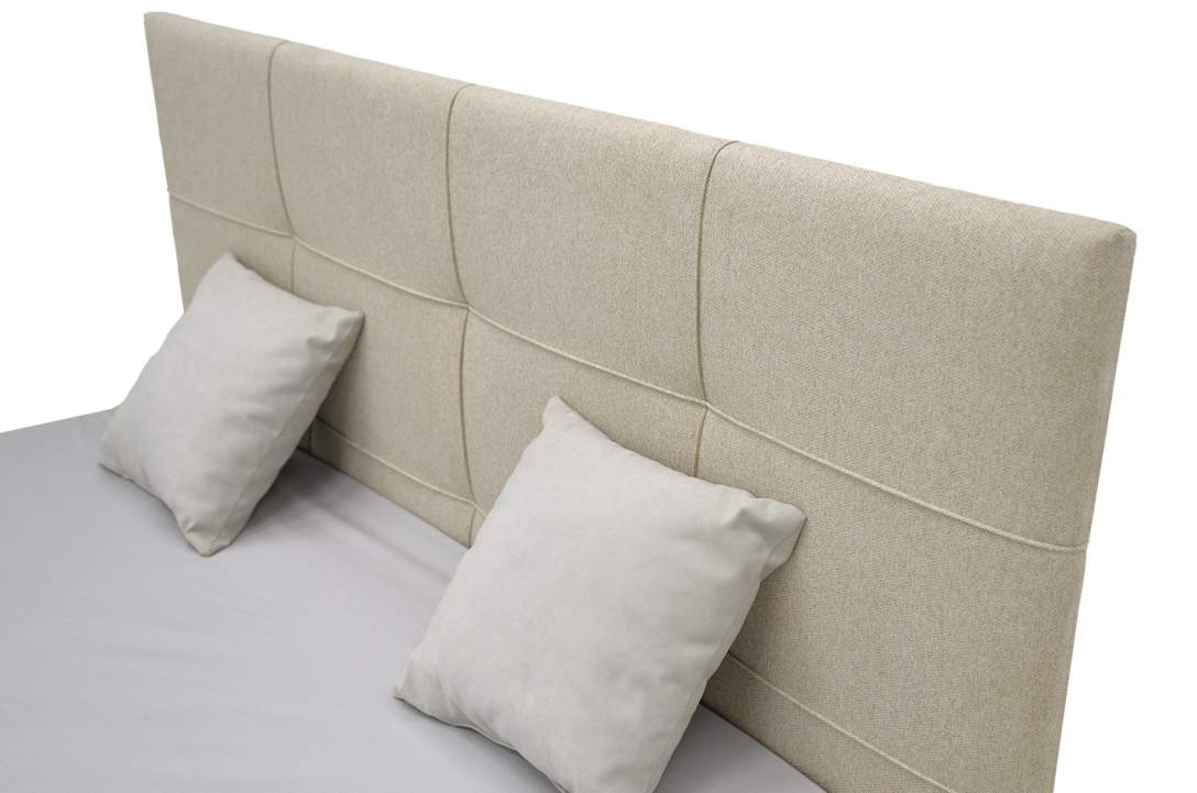 Двуспальная кровать Борба 160 кремовый шенилл