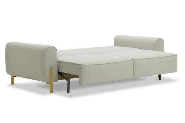 Прямой диван Тельда айвори велюр