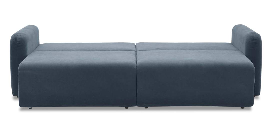 Прямой диван Волда Индиго велюр