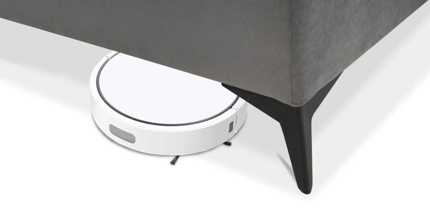 Угловой диван Тиволи Серый велюр Уцененный