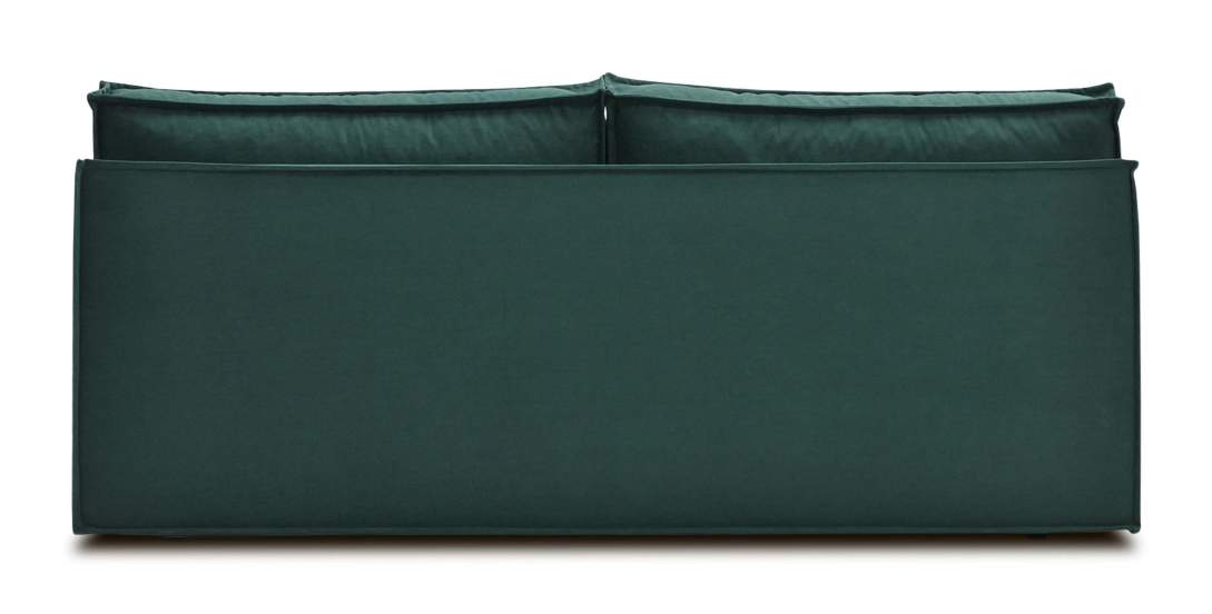 Прямой диван Фабио Fit Изумрудный велюр