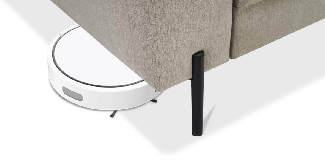 Прямой диван Энгри бежевый шенилл Уцененный