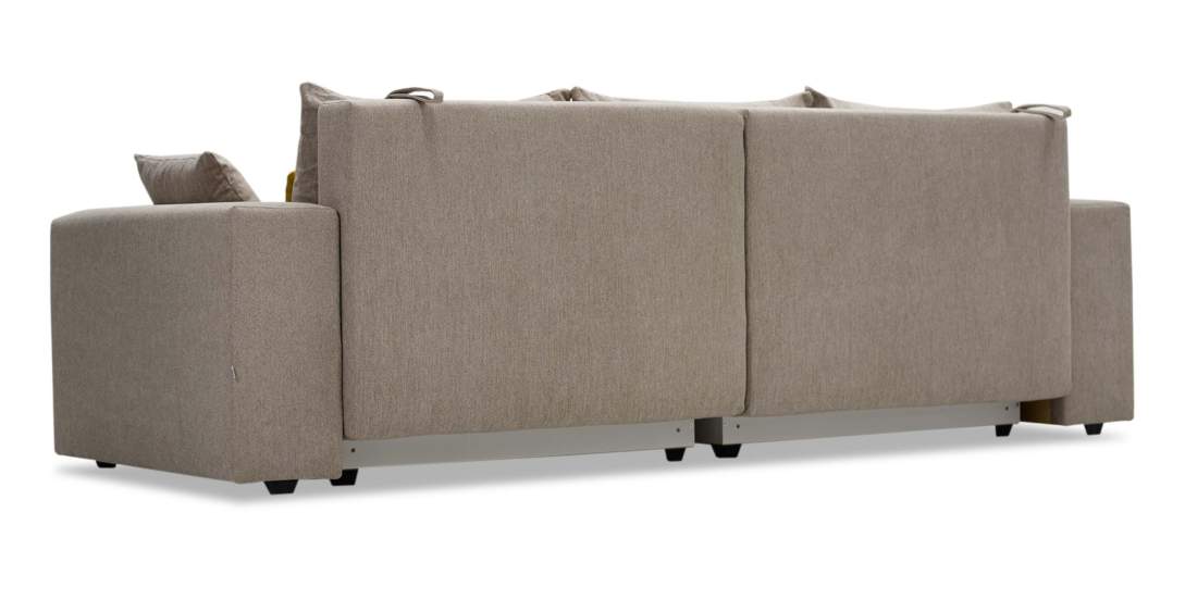 Прямой диван Майами Бежевый шенилл