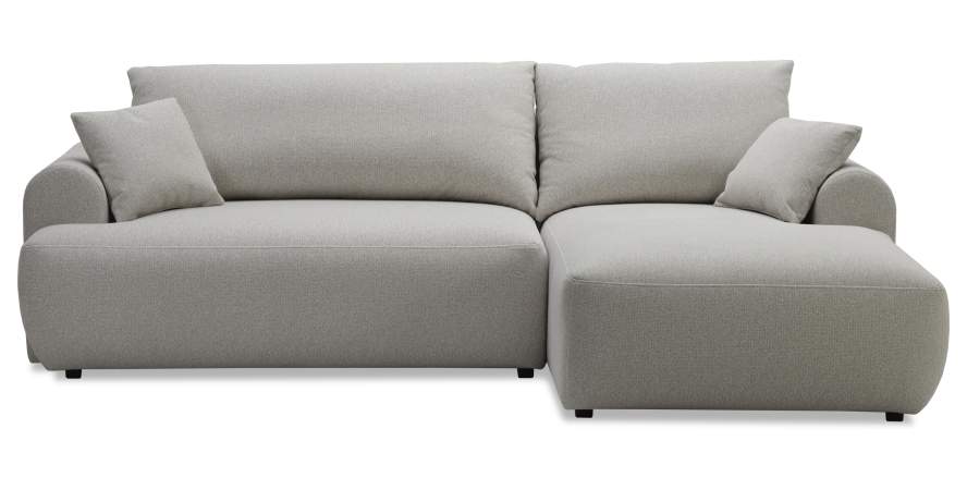 Угловой диван правый Кьянти светло-зеленый букле