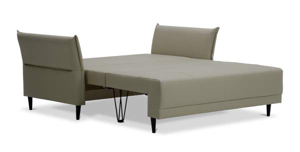 Прямой мини диван Лома 140 бежевая искусственная кожа