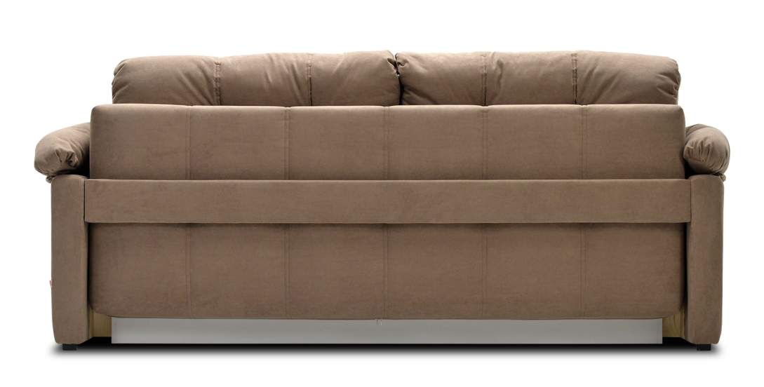 Прямой диван Вестон Светло-коричневый велюр