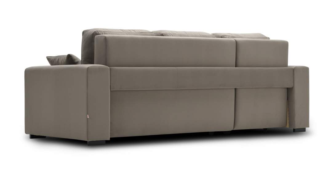 Диван трансформер Астон Светло-коричневый велюр 