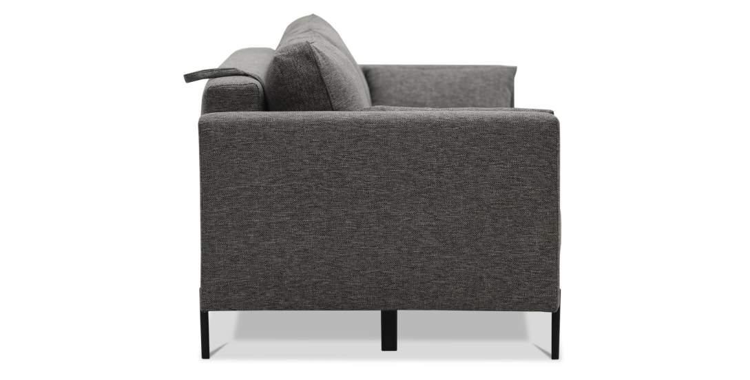 Прямой диван Энгри Графитовый меланж