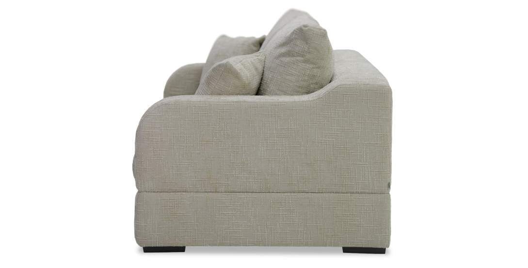 Прямой диван Фоджа бежевый шенилл