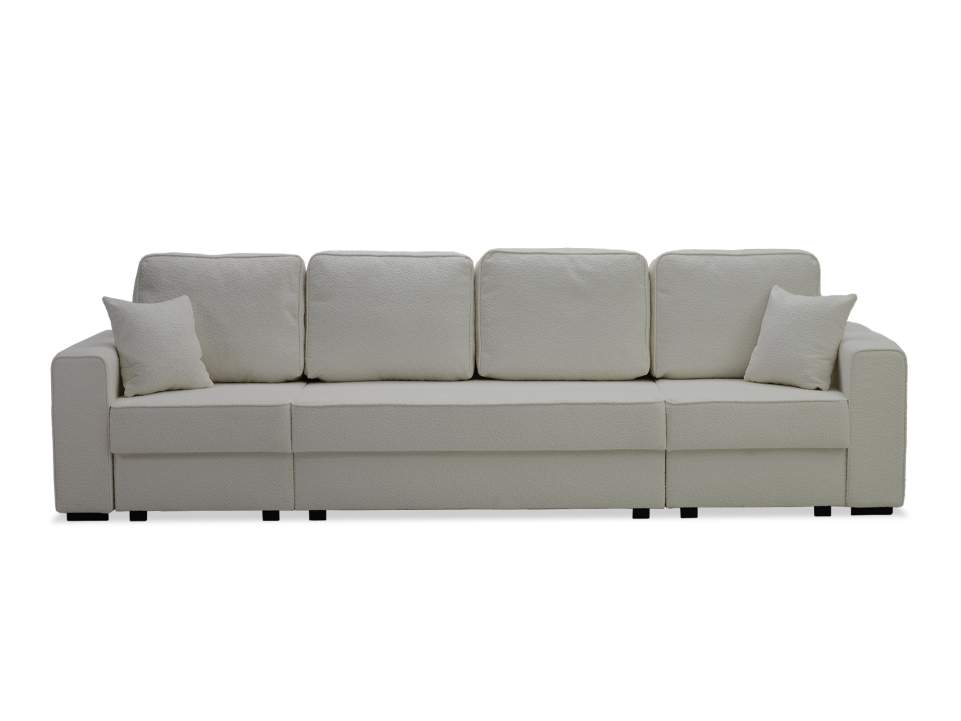 Диван трансформер Астон MAX белый букле