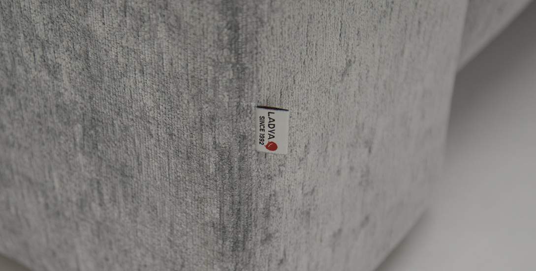 Прямой диван Кьянти Стальной велюр 