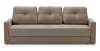 Прямой диван Сити коричневый велюр 