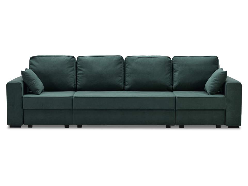 Диван трансформер Астон MAX изумрудный велюр