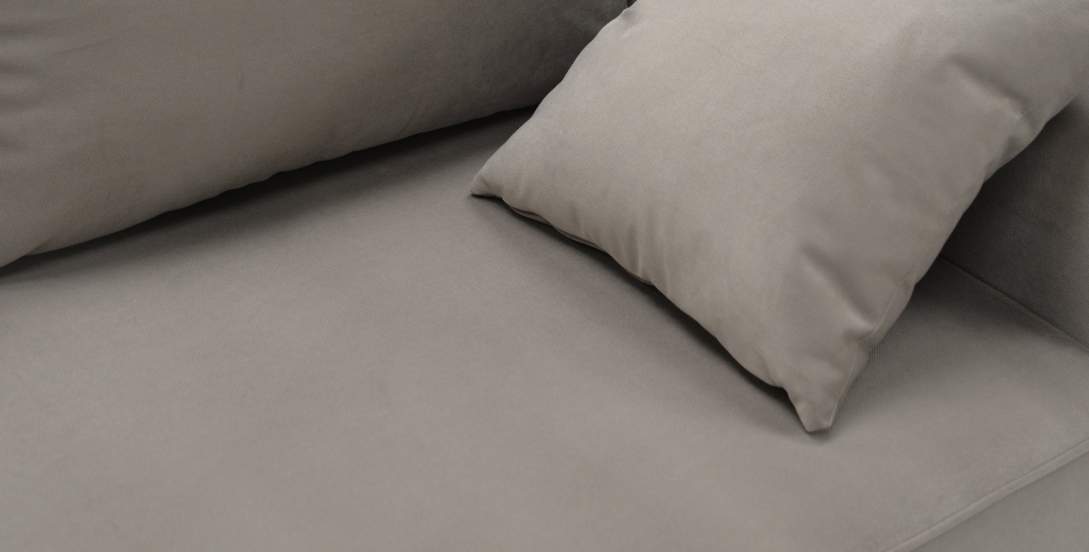 Диван трансформер Астон Светло-коричневый велюр 