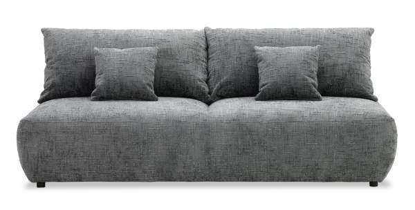 Прямой диван Кьяра графитовый шенилл 