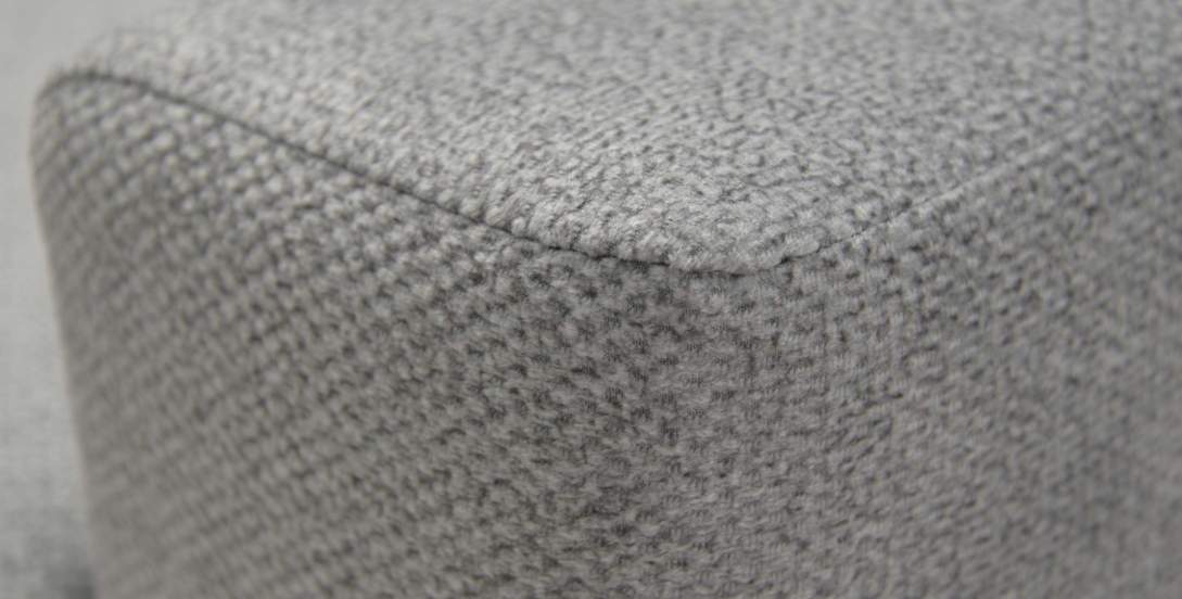 Прямой диван Вебер Жемчужно-серый велюр