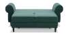 Прямой мини диван Гизела 120 изумрудный велюр 