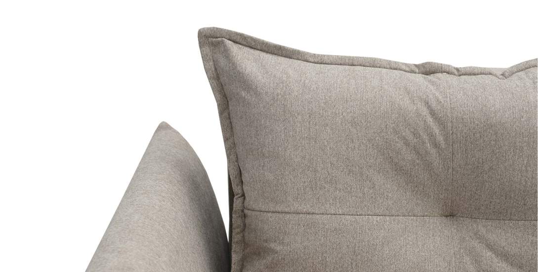 Прямой диван Лома Бежевый микрошенилл