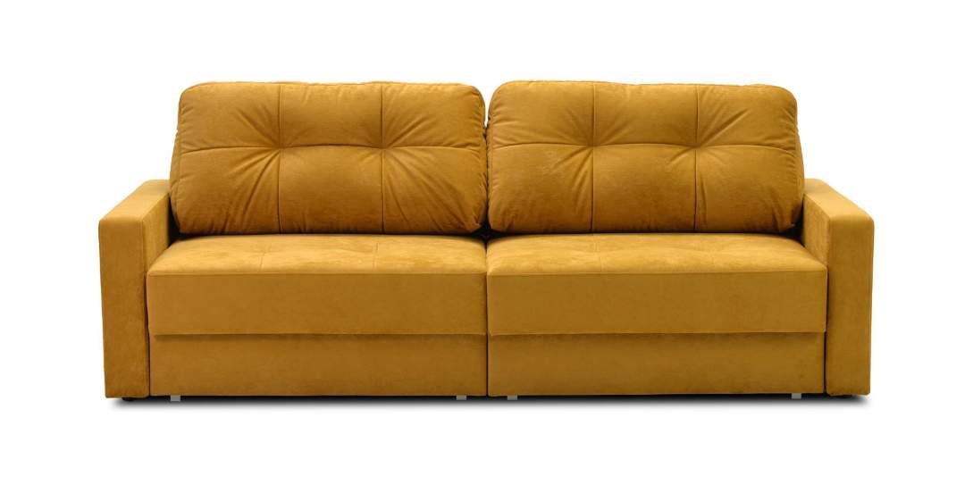 Прямой диван Сити темно-синий шенилл