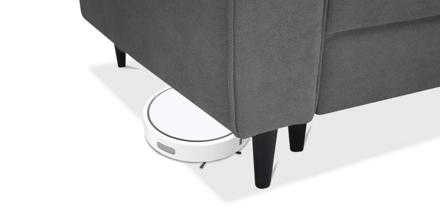 Прямой мини диван Касита 140 серый букле Уцененный