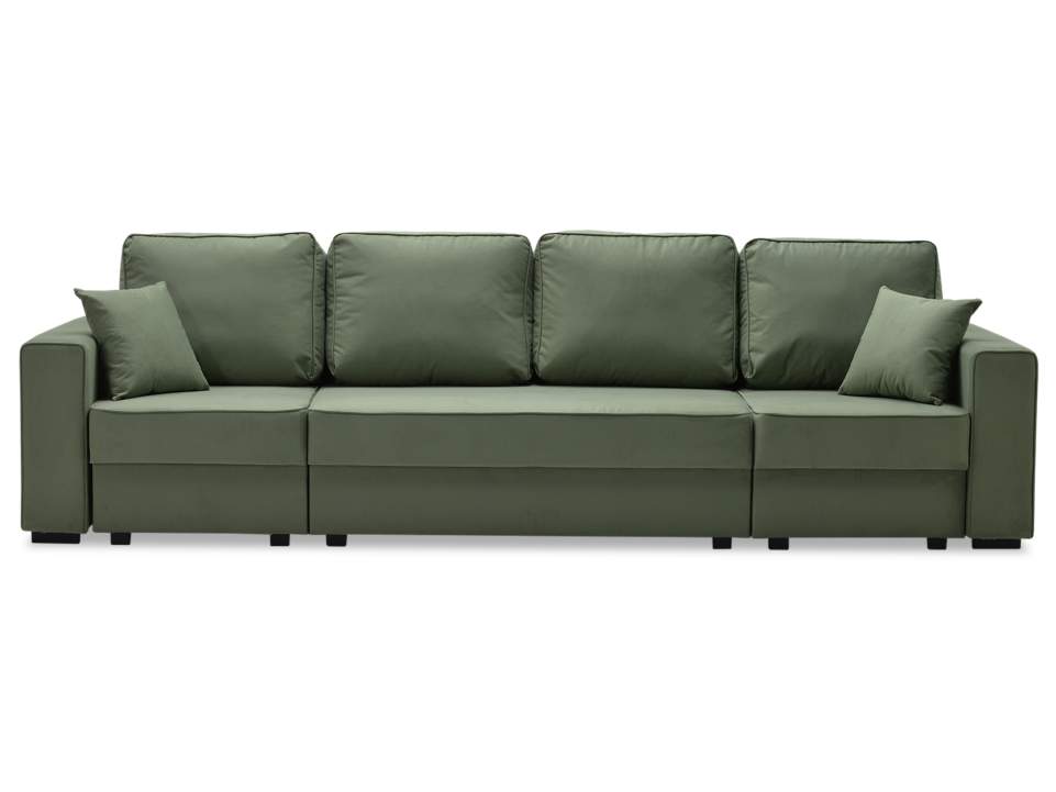 Диван трансформер Астон MAX светло-зеленый велюр