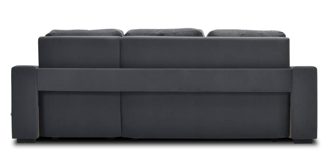 Диван трансформер Астон Графитовый велюр