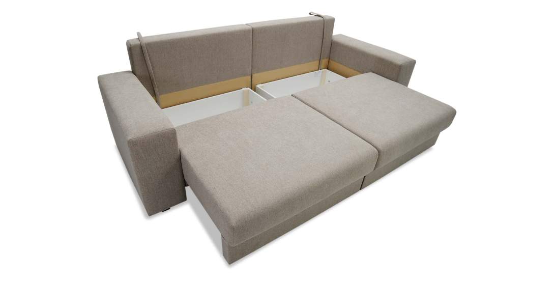 Прямой диван Майами Бежевый шенилл