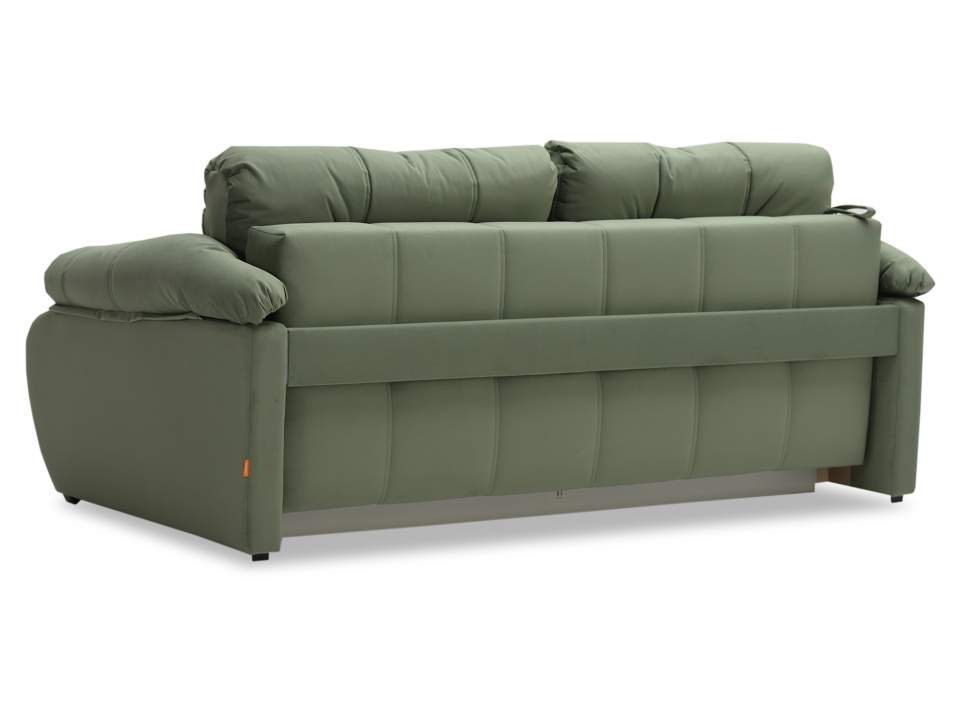 Прямой диван Вестон светло-зеленый велюр