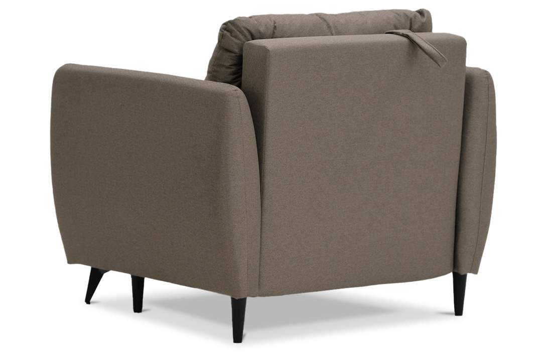 Раскладное кресло Тиволи коричневая рогожка