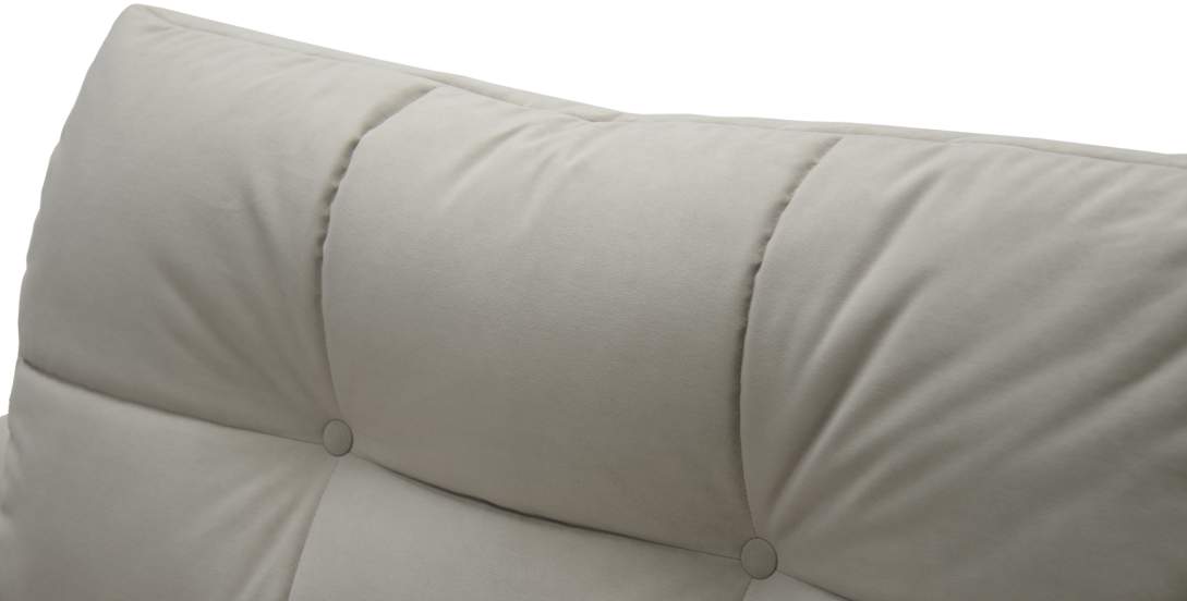 Прямой диван Энтон Светло-бежевый велюр