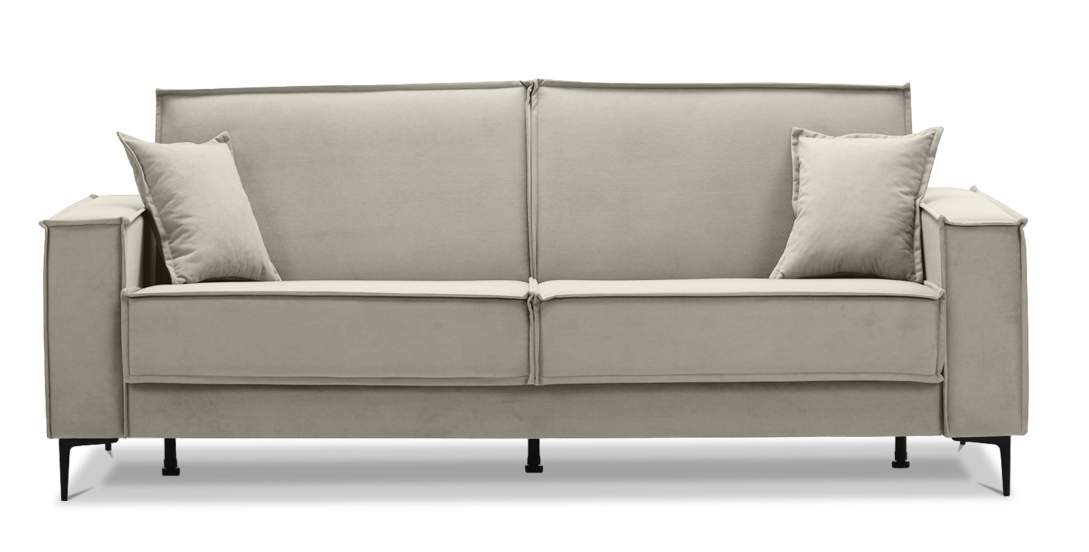 Прямой диван Авиньон Айвори велюр