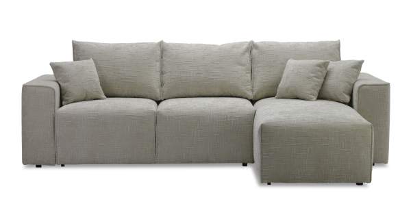 Угловой диван Матье бежевый шенилл Уцененный