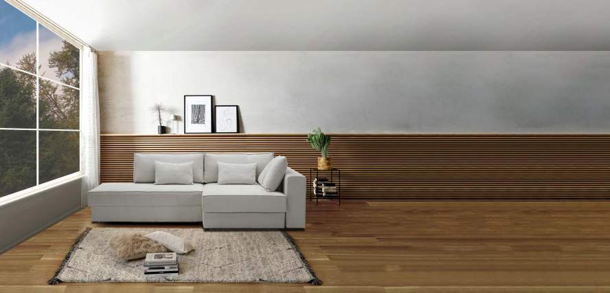 Диван трансформер Дуглас графитовый шенилл Уцененный