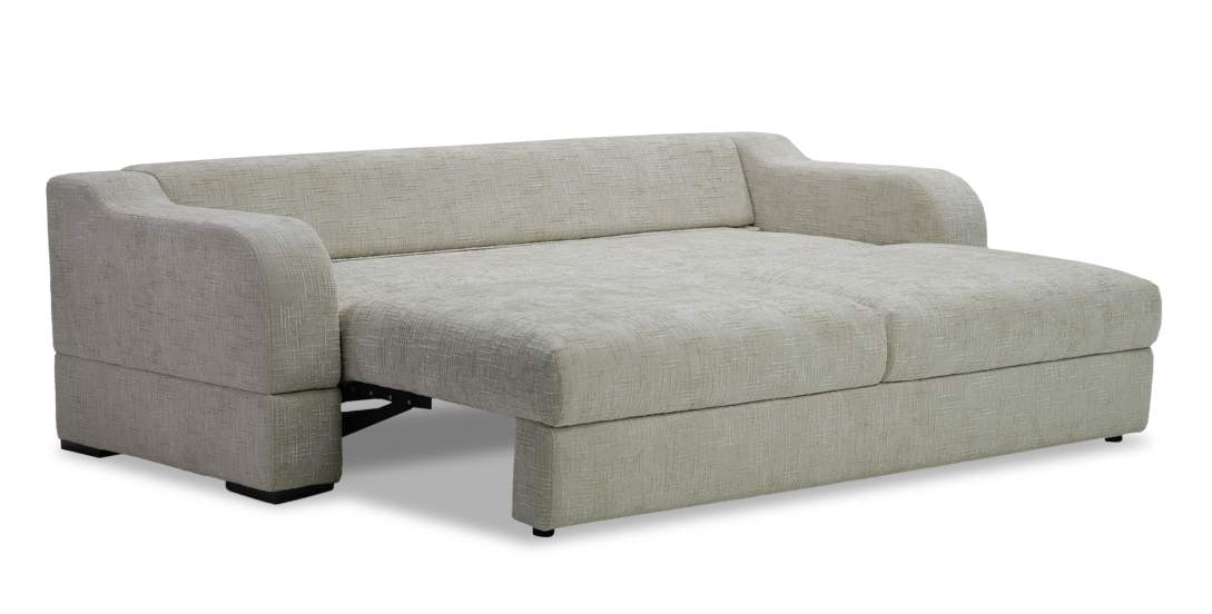 Прямой диван Фоджа бежевый шенилл