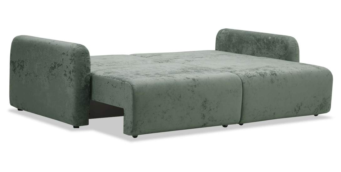 Прямой диван Волда Жемчужно-мятный велюр