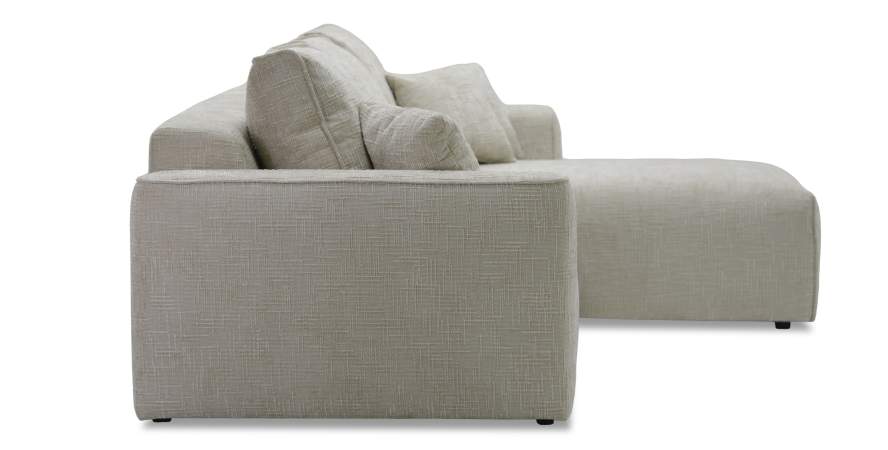 Угловой диван Матье бежевый шенилл Уцененный