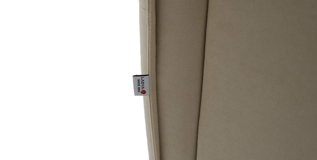 Прямой мини диван Палермо серый велюр