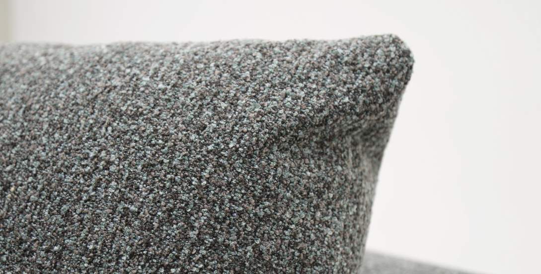 Угловой диван левый Кьянти Графитовый меланж букле